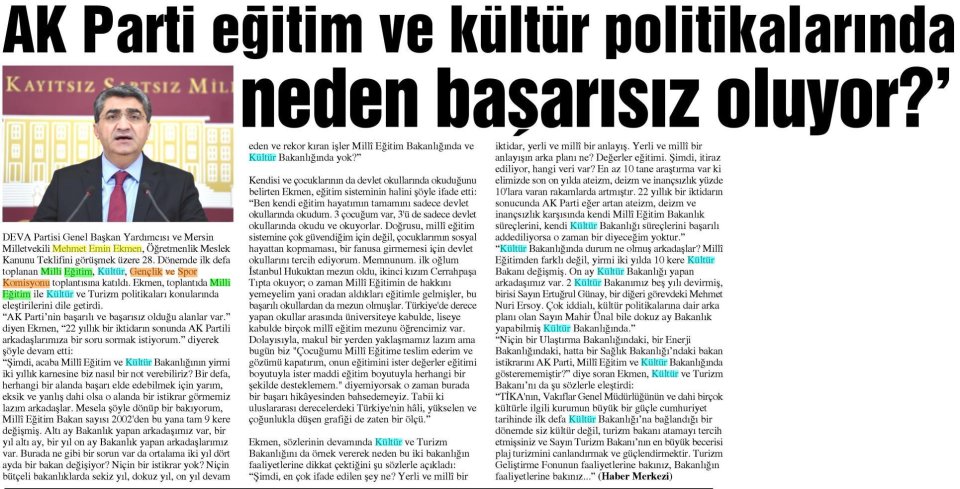 AK PARTİ EĞİTİM VE KÜLTÜR POLİTİKALARINDA NEDEN BAŞARISIZ OLUYOR