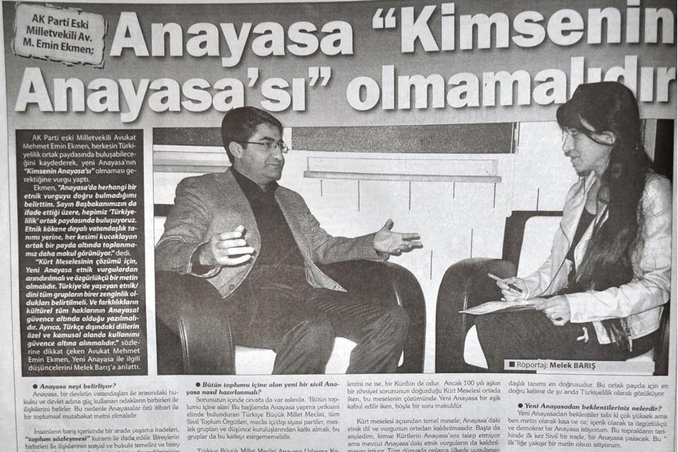 Anayasa kimsenin anayasası olmamalıdır