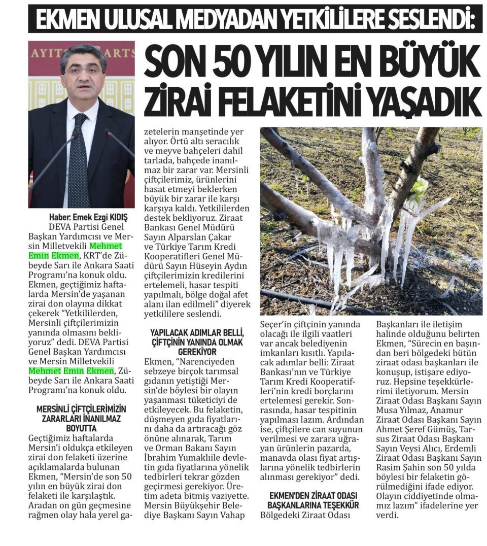 ÇİFTÇİNİN ZARARLARI İNANILMAZ BOYUTTA