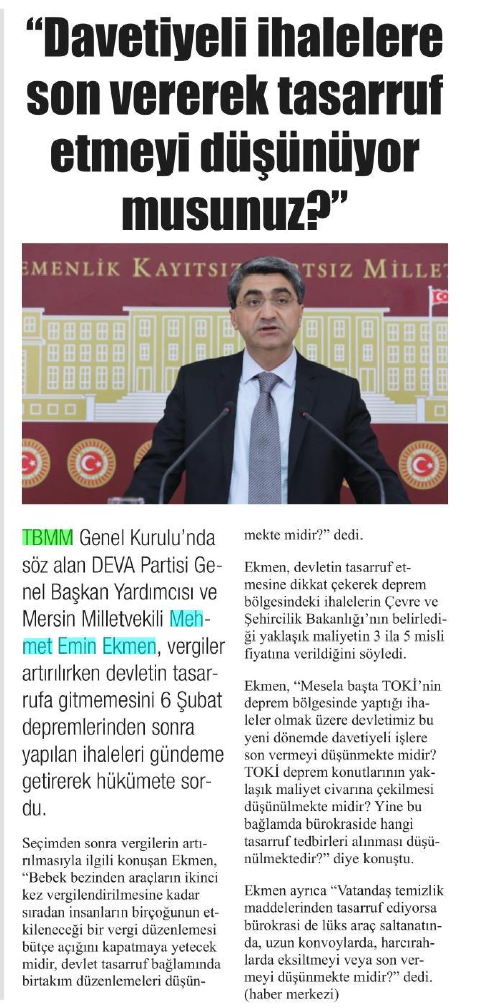DAVETİYELİ İHALELERE SON VEREREK TASARRUF ETMEYİ DÜŞÜNÜYOR MUSUNUZ?