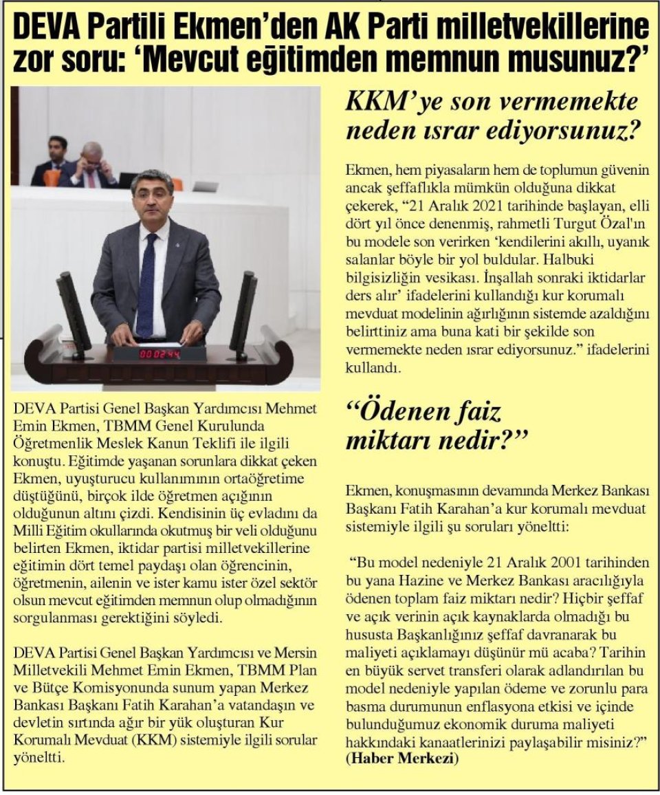 EĞİTİMDEN MEMNUN MUSUNUZ