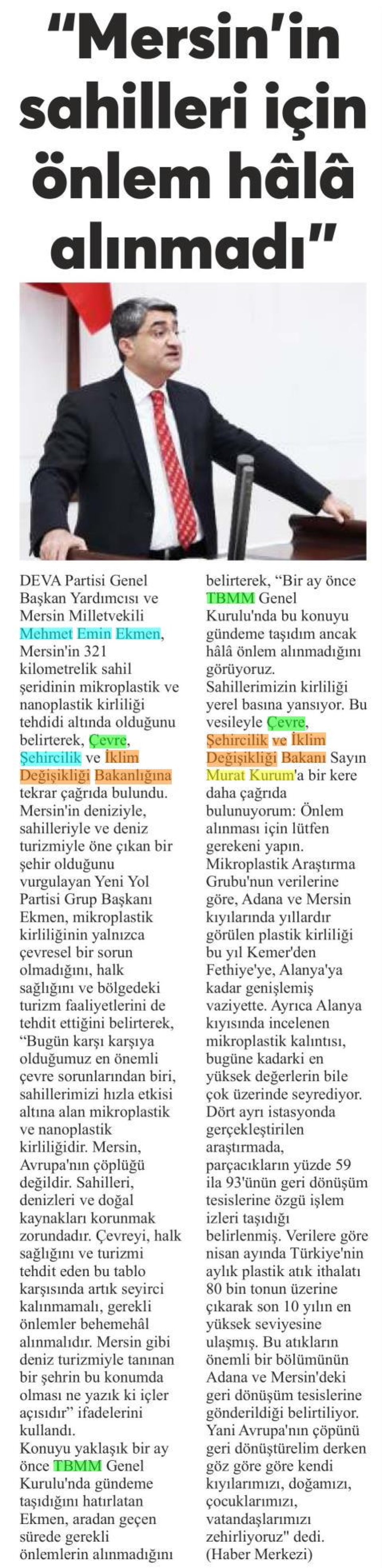 MERSİNİN SAHİLLERİ İÇİN ÖNLEM HALA ALINMADI