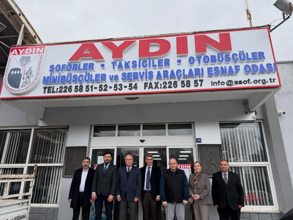 Aydın Şoförler, Otomobilciler, Otobüsçüler ve Minibüsçüler Odası ziyareti