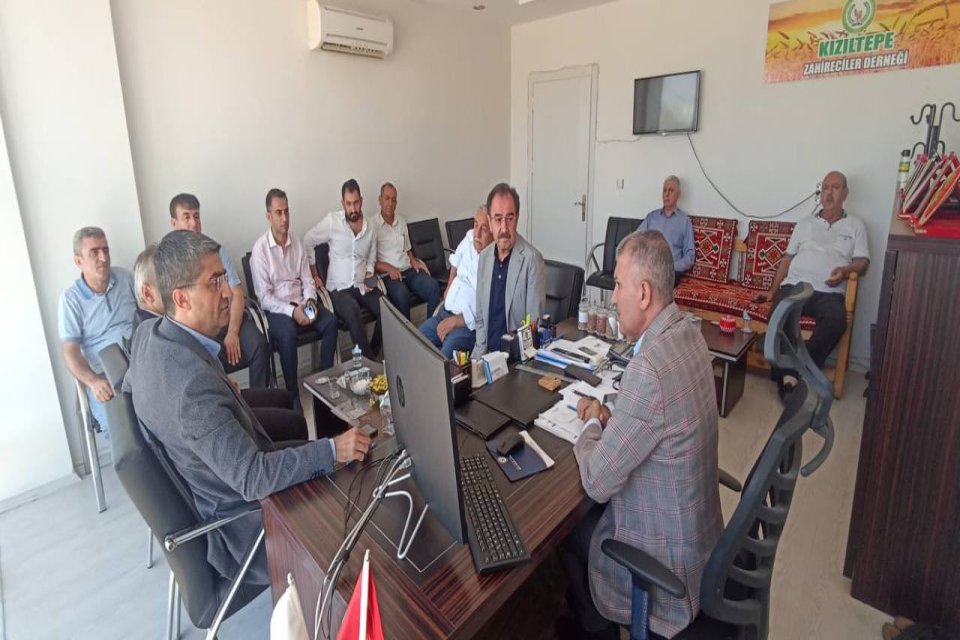 Kızıltepe Zahireciler Dernek Başkanı Mehmet Şerif Öter’i ziyaret ettik.