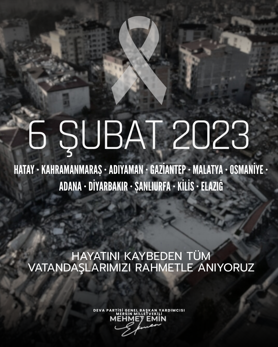 Mardin Emek ve Demokrasi Platformu’nun 6 Şubat anmasına katılım