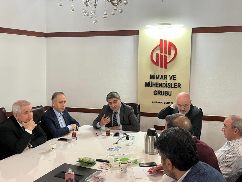 Mimar ve Mühendisler Grubu’nun Ankara Buluşması’na katılım